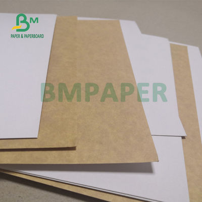 270gm revêtu de papier de fond Kraft blanc pour les boîtes à emporter