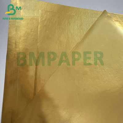70gm Résistance à l'humidité Papier Laber de bière métallisé en aluminium doré