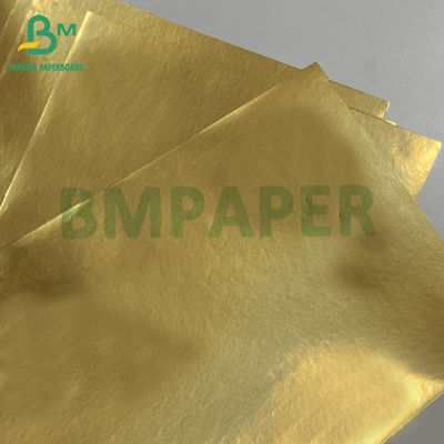 70gm Résistance à l'humidité Papier Laber de bière métallisé en aluminium doré