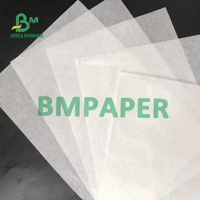 Papier Kraft blanc à l'un des côtés brillant de qualité alimentaire Mg Papier Kraft 30g 35g 40g 45g 50g