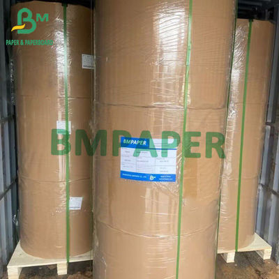 Papier Kraft blanc à l'un des côtés brillant de qualité alimentaire Mg Papier Kraft 30g 35g 40g 45g 50g