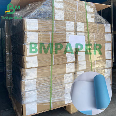 A0 A1 80gms papier bleu imprimé blanc 50 mètres de dos rouleau 2 pouces Noyaux, 5 pièces un carton
