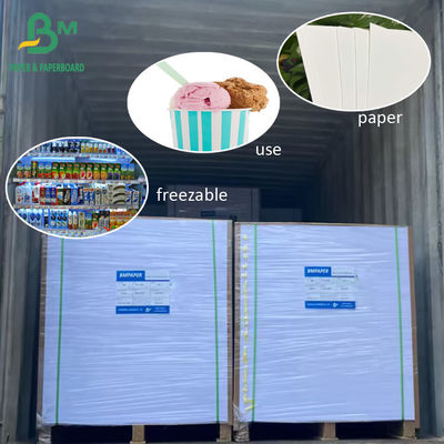 275g 300g Plyboard Papier congelé Pour boissons froides Glace Coupe Bowl Food Packge Box