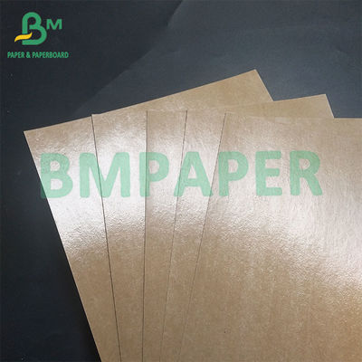 Papier kraft brun revêtu de PE de haute qualité et de haute rigidité