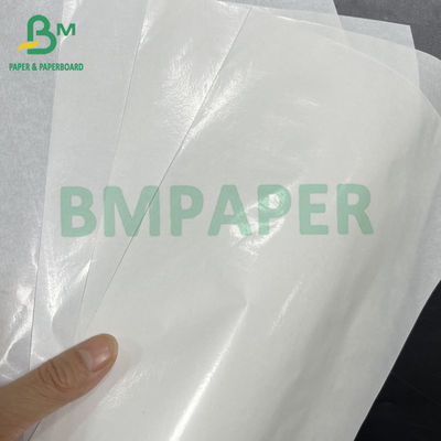 50 gsm + 10 gsm Papier alimentaire kraft blanc pe recouvert de PE brillant à une face
