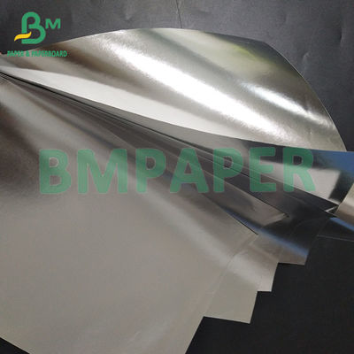 Résistant à l'humidité et à l'eau Argent Aluminisé Résistance à l'humidité Papier métallisé Pour l'impression de papier d'étiquette de bière