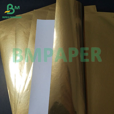 Papier métallique sous vide argenté aluminiumisé résistance à l'humidité papier métallisé pour imprimer du papier d'étiquette de boisson