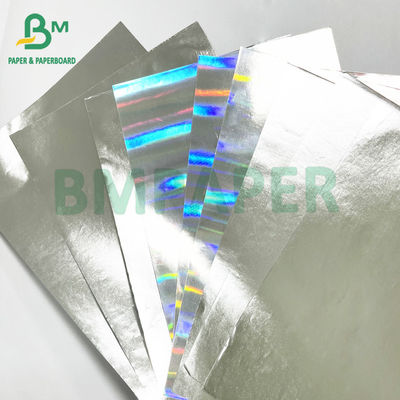 Un seul côté argenté revêtement brillant 70gm Siver papier métallisé