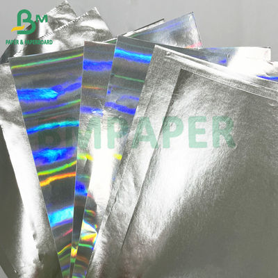 Un seul côté argenté revêtement brillant 70gm Siver papier métallisé