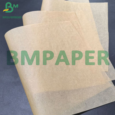 35 gm Single Side Glossy MG Golden Brown Ribbed Kraft Paper Roll Pour l' emballage