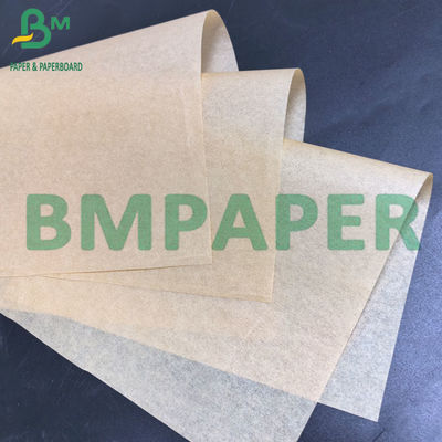 35 gm Single Side Glossy MG Golden Brown Ribbed Kraft Paper Roll Pour l' emballage