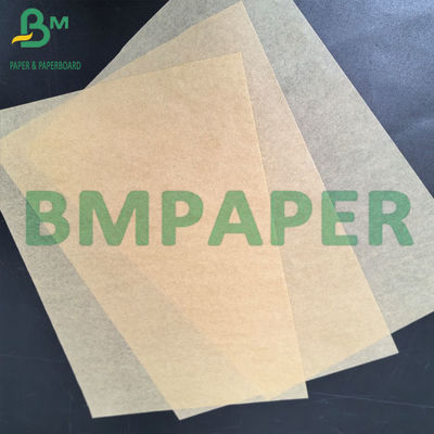 35 gm Single Side Glossy MG Golden Brown Ribbed Kraft Paper Roll Pour l' emballage