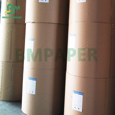 80gm Bonne stabilité d'impression Papier kraft blanchi blanc pour emballage alimentaire