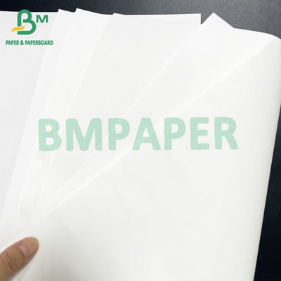 80gm Bonne stabilité d'impression Papier kraft blanchi blanc pour emballage alimentaire