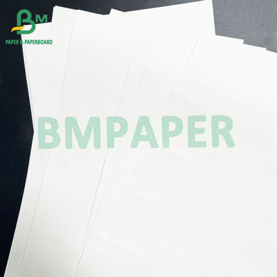 80gm Bonne stabilité d'impression Papier kraft blanchi blanc pour emballage alimentaire