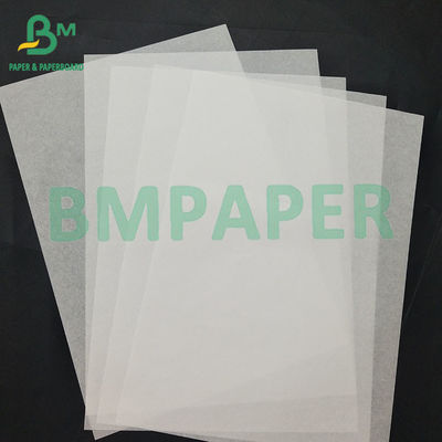Papier à l'huile blanc imperméable à l'eau et recyclable pour les aliments frits