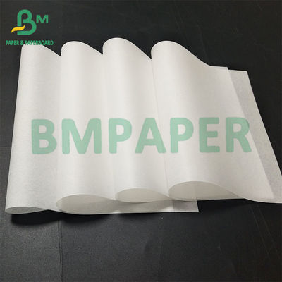 Papier à l'huile blanc imperméable à l'eau et recyclable pour les aliments frits