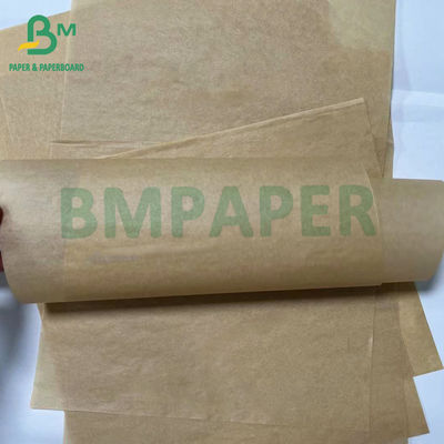 38 grammes de papier kraft écologique résistant aux graisses pour l'emballage des collations