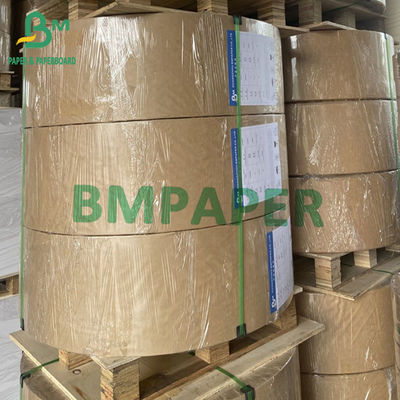 35 gm 40 gm papier de protection contre l'huile papier blanc à l'épreuve de la graisse en rouleaux Taille personnalisée pour emballage alimentaire