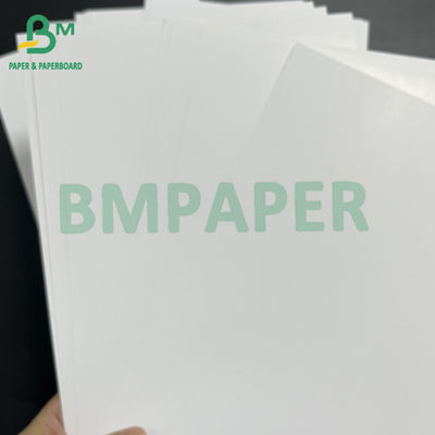 Papier d'art C2S recyclable de 300 gm blanc double face recouvert de papier