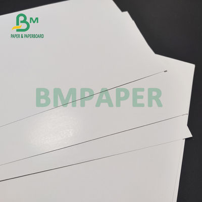 80# 100# C2S Papier textuel recouvert de blanc brillant pour accrochage de porte 24' x 36'