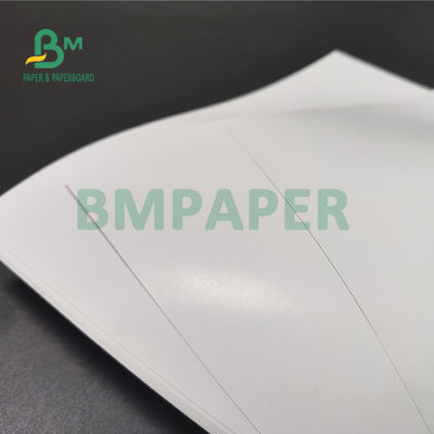 80# 100# C2S Papier textuel recouvert de blanc brillant pour accrochage de porte 24' x 36'