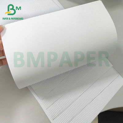 Blanc à face unique en carton ondulé en rouleau B flûte E flûte pour la navigation