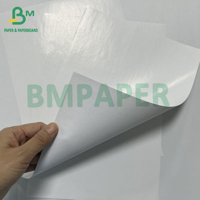 80 grammes de papier d'étiquette auto-adhésif recouvert d'un côté antistatique blanc