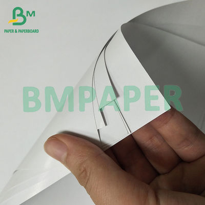 80GSM Papier blanc mono-brillant recouvert d'un côté pour les étiquettes d'emballage