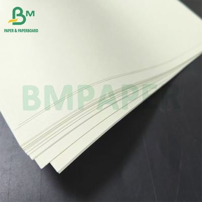Papier de couleur blanc crème opaque non recouvert 70# 80# papier lisse