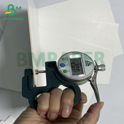 Boîte cadeau de qualité supérieure 2 mm Cartable blanc en bois de cellulose blanchi lisse