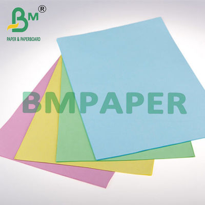 Papier inoxydable NCR blanc rose jaune coloré pour fournitures de bureau