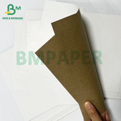 Tubes de papier 220 240 GSM Pâte recyclée en carton kraft recouvert de blanc