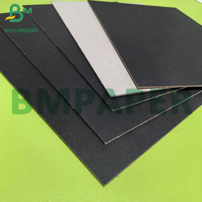 2 mm de carton noir duplex recyclable à haute rigidité avec fond gris pour cadre photo