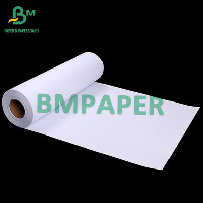 20lb 80gm rouleau d'impression par jet d'encre en CAO papier de liaison rouleaux blancs 24&quot; 36&quot; largeur 150ft longueur