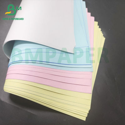 Carte et rouleaux de papier NCR sans carbone, de couleur multiple pour factures et reçus