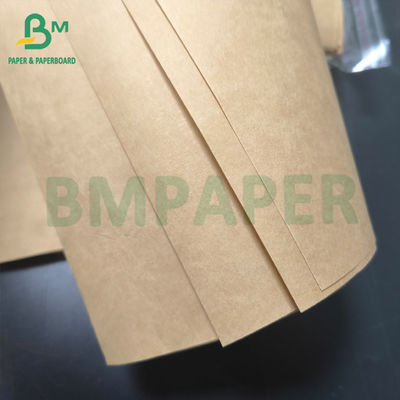 Sacs à haute traction bruns et blancs Papier Kraft 80 gm 90 gm Papier Kraft extensible