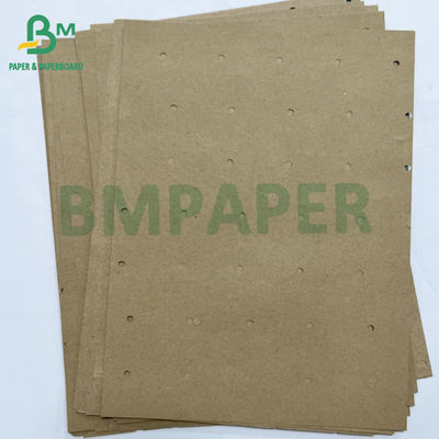 70gm papier kraft sous-couche perforée à trou rond recyclable pour usine de vêtements