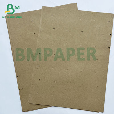 70gm papier kraft sous-couche perforée à trou rond recyclable pour usine de vêtements
