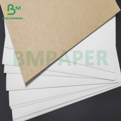 360gm revêtement d'argile blanche sur le côté avant et naturel brun arrière côté papier