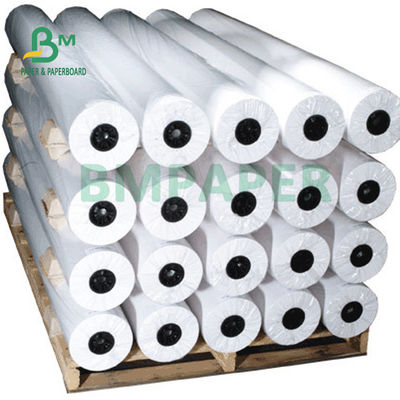 20 lb de papier de contrainte pour le traceur à jet d'encre 30 &quot; 36 &quot; x 500 &quot; 3 &quot; noyau 92 blanc vif
