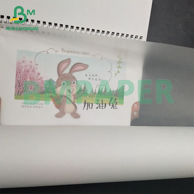 60 grammes 24' 36' papier de traçage blanc papier de copie transparent pour tracer et dessiner