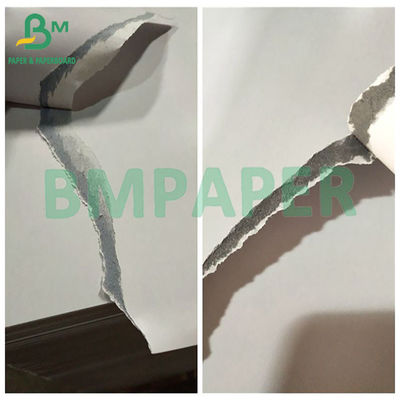 Papier anti-transparence à haute rigidité en noir et en bleu, revêtu de C2S