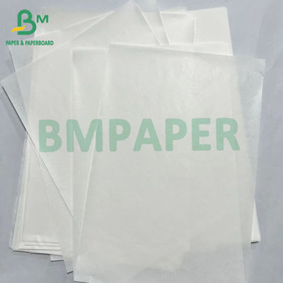 Papier kraft blanc blanchi de qualité alimentaire G1S recyclable de 40 gm