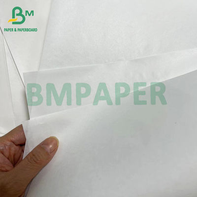 Papier kraft blanc blanchi de qualité alimentaire G1S recyclable de 40 gm