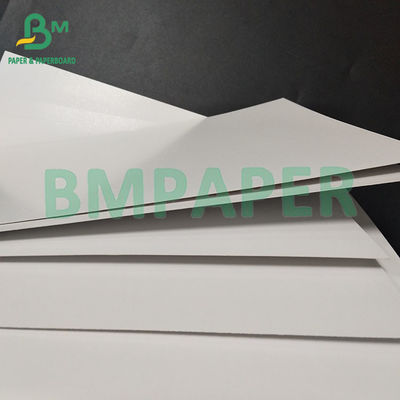 210-400gm Carte de couverture double face revêtue brillante blanche brillante pour couverture de livre