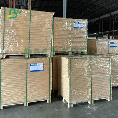 8.5 x 17 pouces 93% Blancheur élevée Eco-friendly Offset Impression double face enduit papier d'art brillant pour brochures