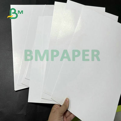8.5 x 17 pouces 93% Blancheur élevée Eco-friendly Offset Impression double face enduit papier d'art brillant pour brochures