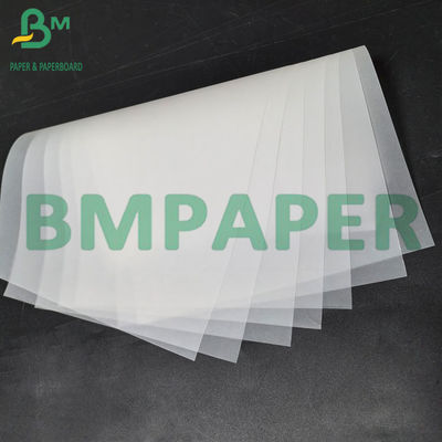 55 gm 60 gm Ruloir de papier de traçage blanc naturel translucide de dessin de transfert