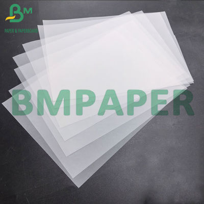 55 gm 60 gm Ruloir de papier de traçage blanc naturel translucide de dessin de transfert
